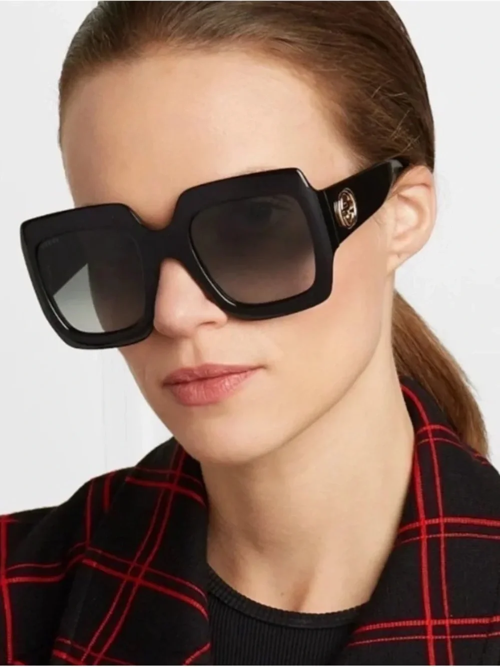 Gucci GG0053SN Oversized Square Sunglasses